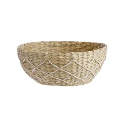 Hot Corbeille coloris marron en osier - Ø 30 cm