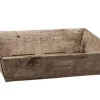 Online CAV SERVICE Corbeille Lorriane en carton imitation bois grisé certifiée FSC® - 42 x 31 x 10 cm
