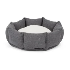 Best SCRUFFS Corbeille pour chat en tissu gris anthracite Eco Eden - 45 cm