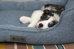 Best SCRUFFS Corbeille pour chien bleu Manhattan – Taille M