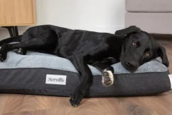 Best SCRUFFS Couchage orthopédique pour chien coloris gris Harvard - Taille L 100 x 70 x 12 cm