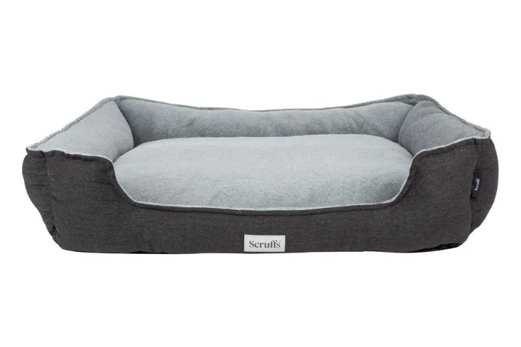 Clearance SCRUFFS Couchage orthopédique pour chien coloris gris Harvard - Taille XXL 110 x 82 x 22 cm