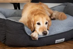 Clearance SCRUFFS Couchage orthopédique pour chien coloris gris Harvard - Taille XXL 110 x 82 x 22 cm