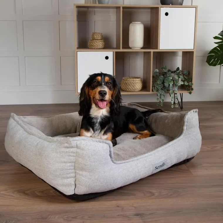 Discount SCRUFFS Couchage orthopédique pour chien coloris marron Harvard - Taille XXL 110 x 82 x 22 cm