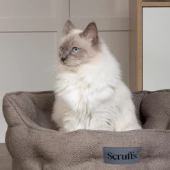 Online SCRUFFS Couchage pour chat ou petit chien coloris gris lit rond Seattle - Ø 45 cm