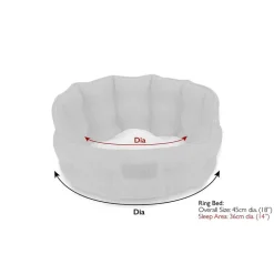 Online SCRUFFS Couchage pour chat ou petit chien coloris gris lit rond Seattle - Ø 45 cm