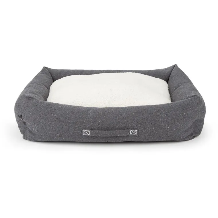 Sale SCRUFFS Couchage pour chien coloris gris corbeille Eco Eden - Taille XL 90 x 70 cm