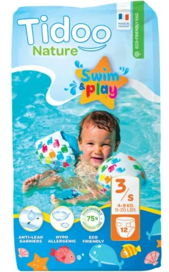 TIDOO Couches de bain Swim & play 4/9 kg Taille 3 - x 12