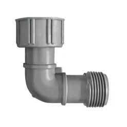 Hot AQUAFLOW Coude collecteur avec 1 écrou prisonnier