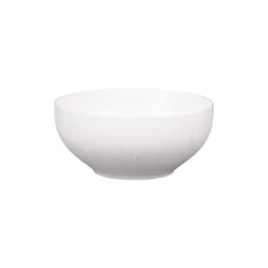Hot BASTIDE Coupelle en porcelaine blanche et contours striés Lina - Ø 15 cm