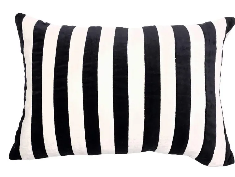 Clearance SAFECO Coussin décoratif rectangulaire Marcel coloris blanc en coton - 35 x 50 cm