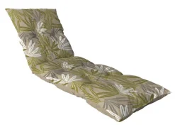 Discount NP CRÉATION Coussin de bain de soleil flocons Sérénéa Vert - 180 x 56 x 10 cm