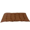 Sale NP CRÉATION Coussin dossier palette en polyester/coton marron Terre - 120 x 60 x 10 cm