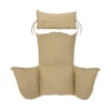 Outlet KAEMINGK Coussin pour chaise suspendue en polyester beige - 100 x 123 x 15 cm