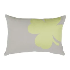 Online FERMOB Coussin rectangulaire trèfle gris argile 44 x 30 cm
