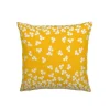 Discount FERMOB Coussin trèfle coloris miel en acrylique 44 x 44 cm
