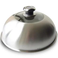Discount LE MARQUIER Couvercle cloche en inox avec poignée thermomètre