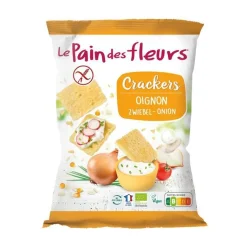Hot PAIN DES FLEURS Crackers oignon bio en sachet - 75 g