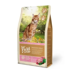 Online SAM'S FIELD Croquette pour chat adulte difficile au canard et au poulet Delicious Wild - 2,5 kg