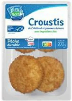 Online BLEU VERT Croustis de poisson MSC - 200g