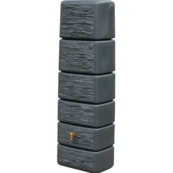 Outlet GRAF Cuve murale avec robinet coloris gris granit Slim Stone – 330 L