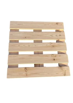 Hot ROBIN Dalle en bois de pin du Nord non huilé - 50 x 50 cm