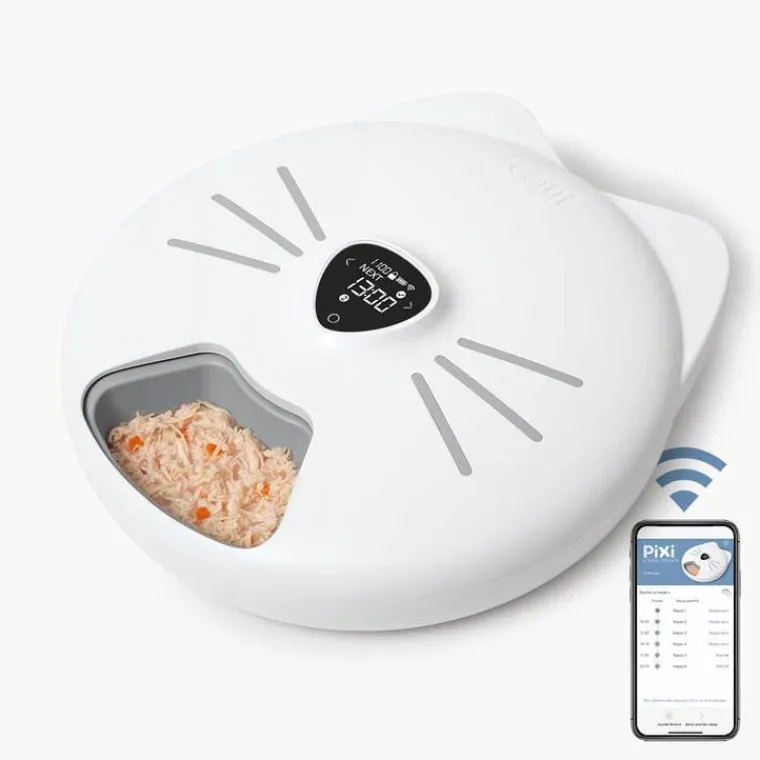 Discount CATIT Distributeur de repas connecté pour chat Pixi Smart - 6 repas