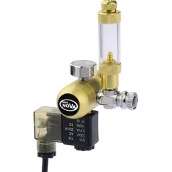 BLUE CORAL Détendeur de CO2 avec compte-bulles et électrovanne, AQUA NOVA