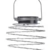 SMART GARDEN Ensemble de 4 lanternes solaires argent Spiralight - Ø 12 x 21,5 cm