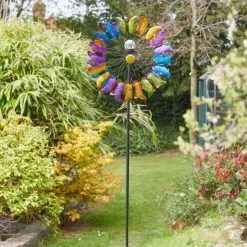 Hot SMART GARDEN Eolienne solaire BeDazzled coloris multilcolore en métal Smartgarden - 214 x 58 x 26 cm