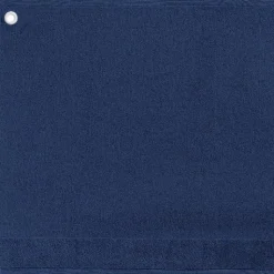 Discount SDE Essuie-mains bleu encre avec œillet Curl – 50 x 50 cm