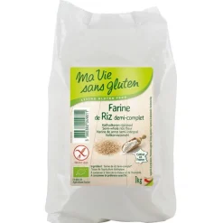 Sale MA VIE SANS GLUTEN Farine de riz demi-complet sachet 1kg
