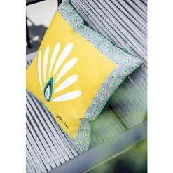 Fauteuil de jardin en aluminium et corde coloris gris charbon Taro - 69 x 70 x 82 cm