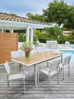 PROLOISIRS Fauteuil empilable en aluminium Games