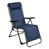 Sale Fauteuil relax basculant en graphite chiné bleu - PROLOISIRS Neo