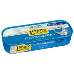 Hot PHARE D'ECKMÜHL Filets de maquereaux au naturel en boîte Phare Eckmuhl - 151 g