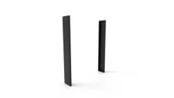 Sale FORGE ADOUR Fileurs x 2 en acier pour meuble support - 16,2 x 3 x 108,2 cm