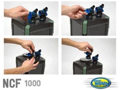 Best BLUE CORAL Filtre aquarium jusqu'à 300L - AQUA NOVA NCF-1000