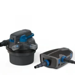 Outlet BLUE CORAL Filtre bassin complet UV et pompe, OASE FiltoClear Set 5000 - pour 5m³