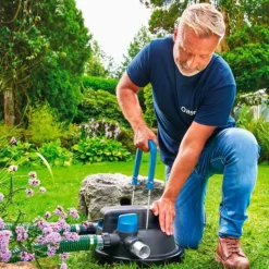 Outlet BLUE CORAL Filtre bassin complet UV et pompe, OASE FiltoClear Set 5000 - pour 5m³