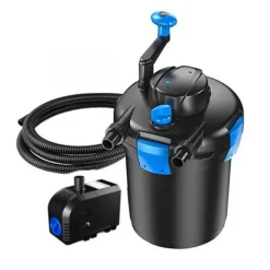 New BLUE CORAL Filtre pression premium avec UV et pompe - SUNSUN CPF-1500 pour bassin
