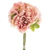 Sale NATURALYS Fleur artificielle en papier bouquet de pivoine coloris rose - H 30 cm