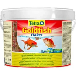 Best BLUE CORAL Flocons pour poissons, enrichis, TETRA Goldfish - contenance 10L et 2,05kg