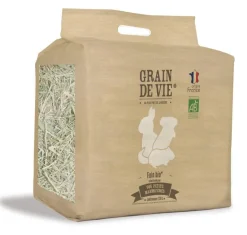 GRAIN DE VIE Foin bio XL pour petits mammifères - 150 L