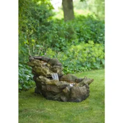 New UBBINK Fontaine Aspen chute d'eau en rochers 105x50x50 cm