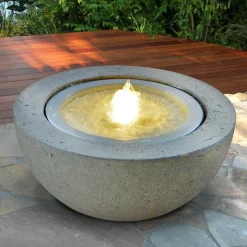 Discount HEISSNER Fontaine Villa Fontania en Demi-sphère avec LED