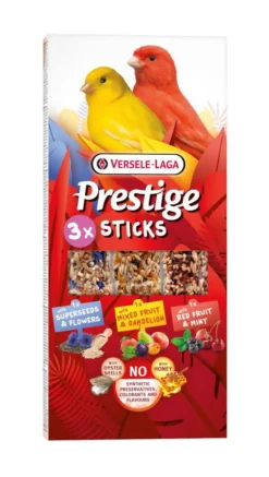 Sale VERSELE LAGA Friandises pour canaris Prestige Sticks Triple Variety Pack - 3 x 30 g