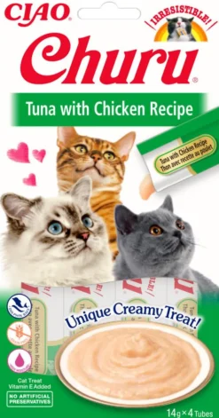 Outlet CHURU Friandises pour chat Inaba thon/poulet - 14 g x 4