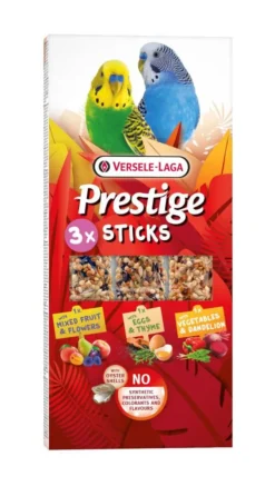 Sale VERSELE LAGA Friandises pour petites perruches Prestige Sticks Triple Variety Pack - 3 x 30 g
