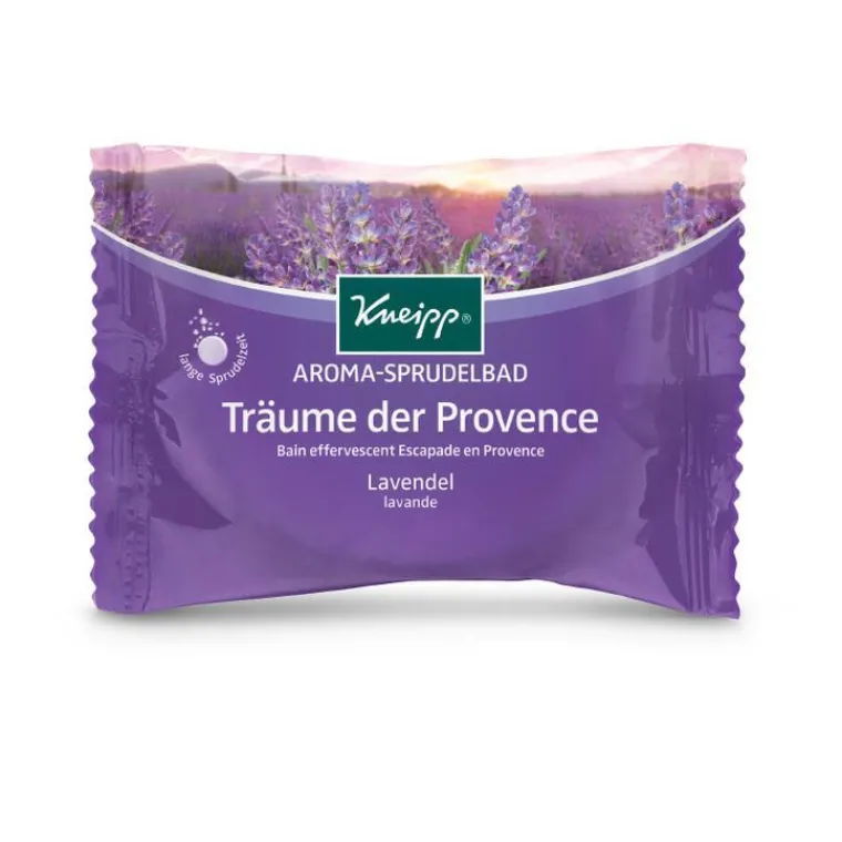 KNEIPP Galet effervescent pour le bain à la lavande en format de 80 g